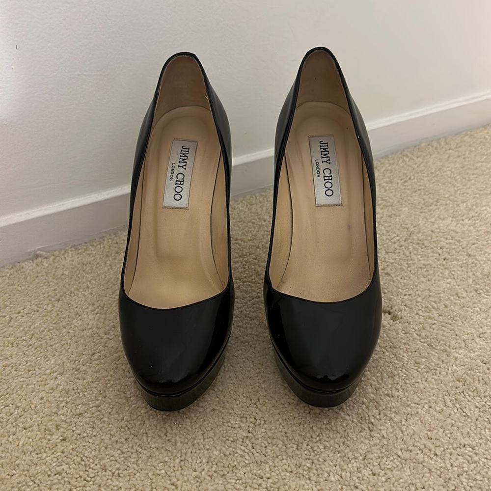 Black Jimmy Choo High Heels